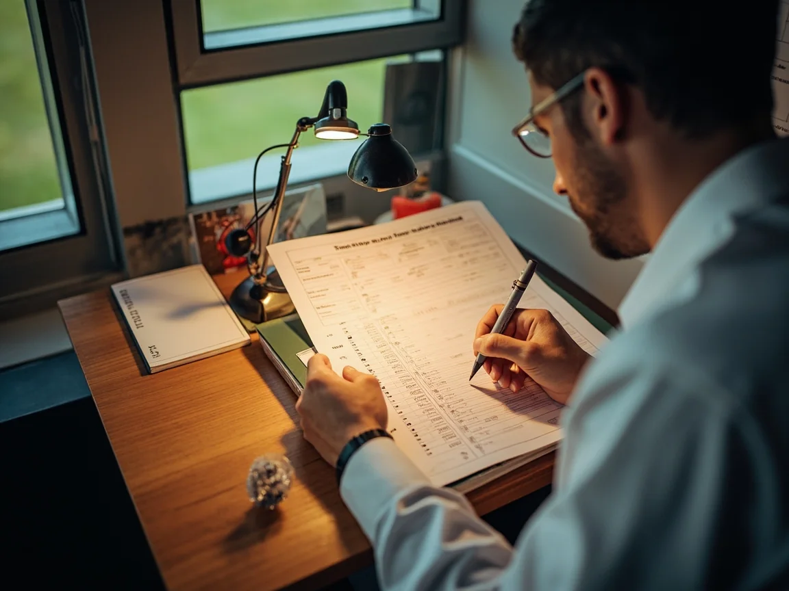 Predictions hub — analytical workspace with multiple monitors